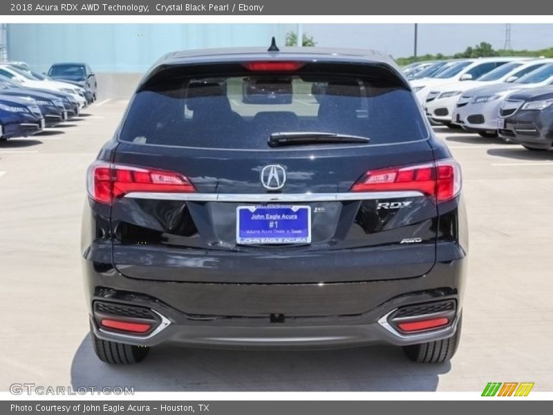 Crystal Black Pearl / Ebony 2018 Acura RDX AWD Technology