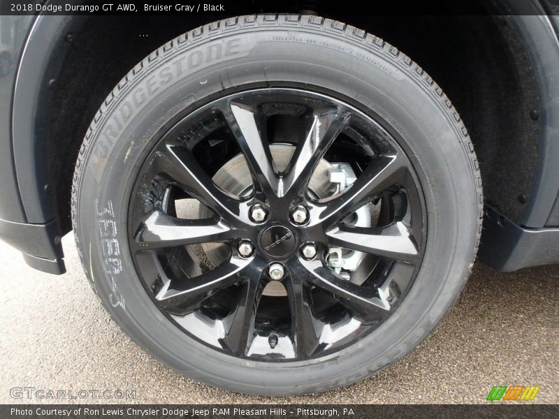 Bruiser Gray / Black 2018 Dodge Durango GT AWD