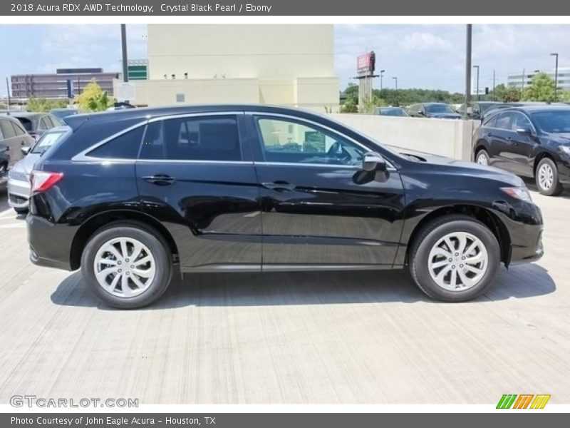 Crystal Black Pearl / Ebony 2018 Acura RDX AWD Technology