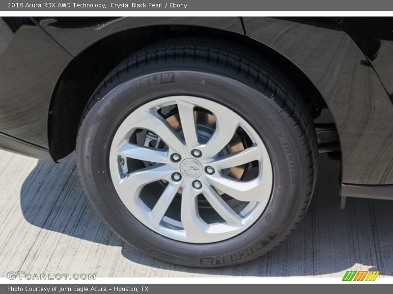 Crystal Black Pearl / Ebony 2018 Acura RDX AWD Technology