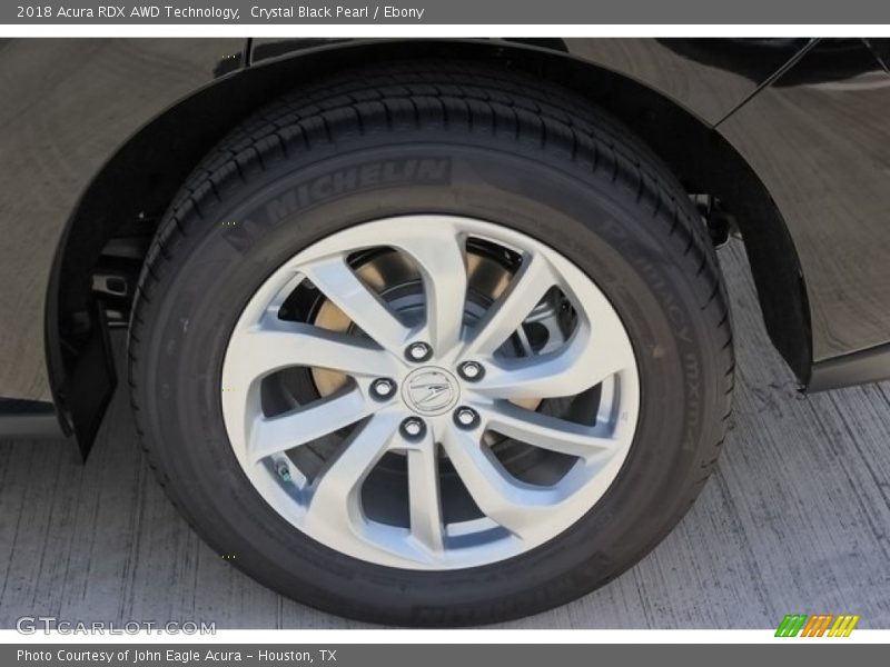 Crystal Black Pearl / Ebony 2018 Acura RDX AWD Technology