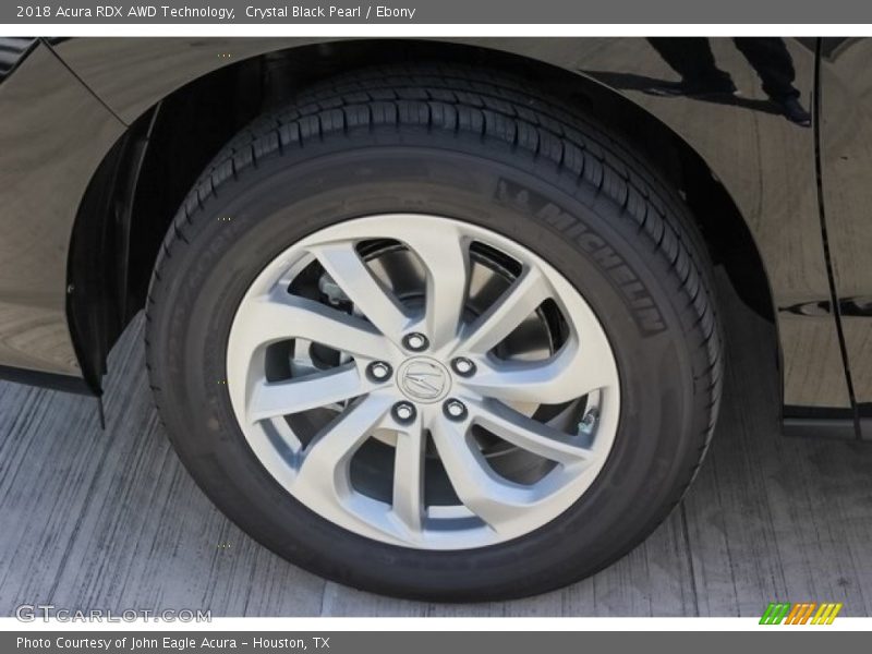 Crystal Black Pearl / Ebony 2018 Acura RDX AWD Technology