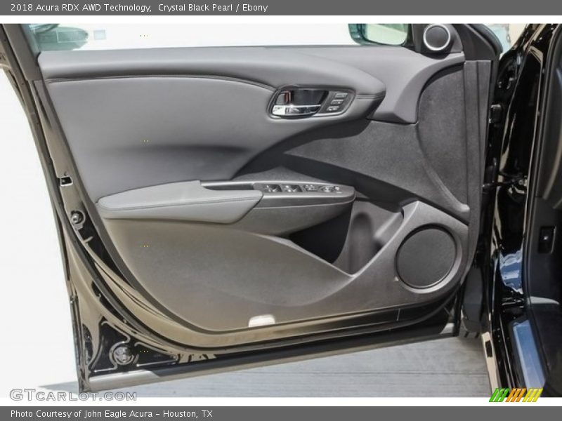 Crystal Black Pearl / Ebony 2018 Acura RDX AWD Technology