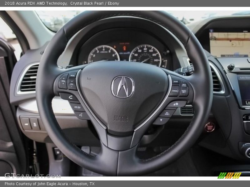 Crystal Black Pearl / Ebony 2018 Acura RDX AWD Technology