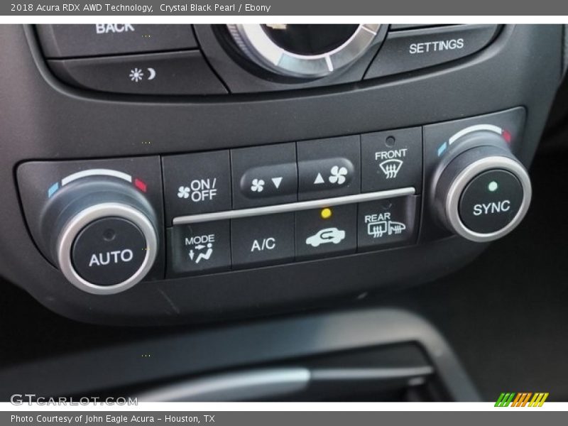 Crystal Black Pearl / Ebony 2018 Acura RDX AWD Technology
