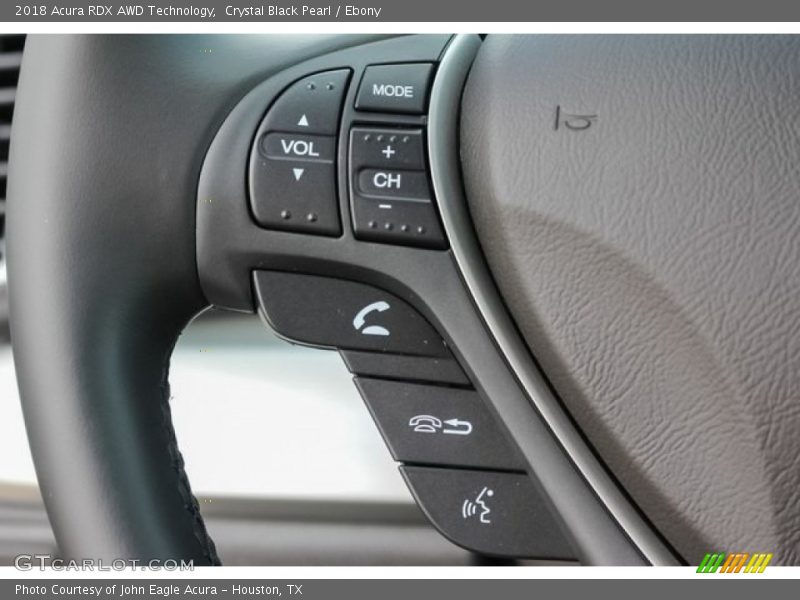 Crystal Black Pearl / Ebony 2018 Acura RDX AWD Technology