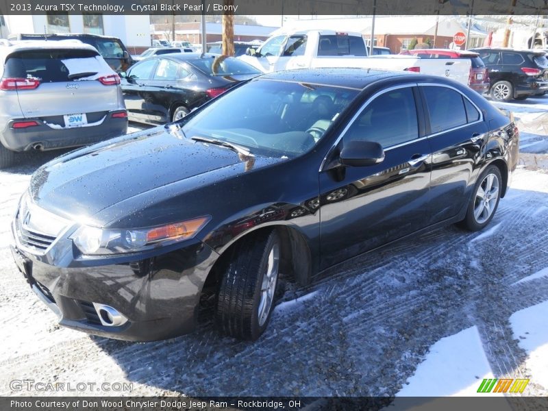 Crystal Black Pearl / Ebony 2013 Acura TSX Technology