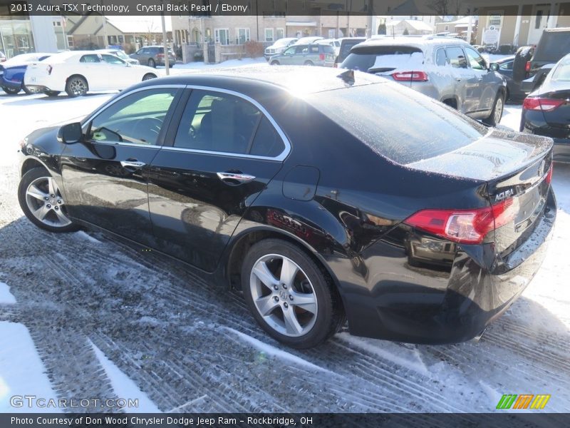 Crystal Black Pearl / Ebony 2013 Acura TSX Technology