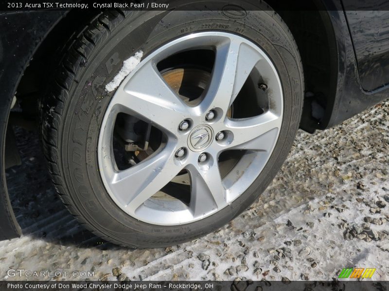 Crystal Black Pearl / Ebony 2013 Acura TSX Technology