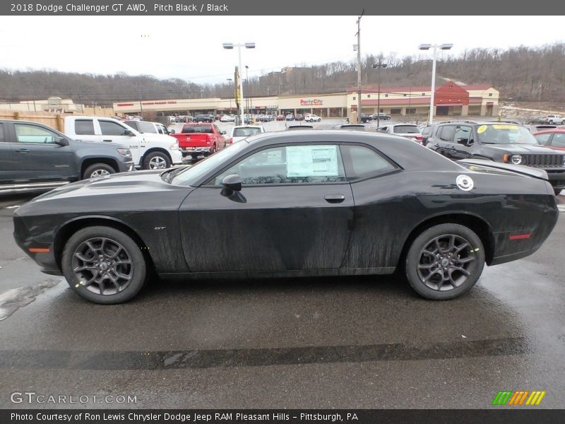 Pitch Black / Black 2018 Dodge Challenger GT AWD