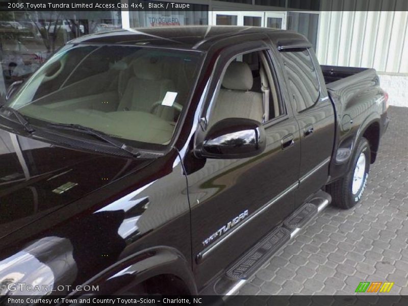 Black / Taupe 2006 Toyota Tundra Limited Access Cab 4x4