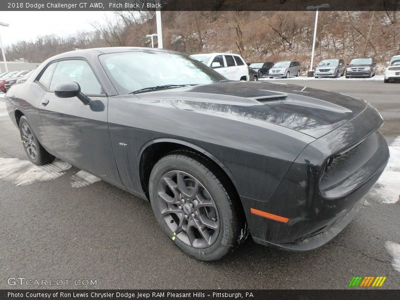 Pitch Black / Black 2018 Dodge Challenger GT AWD