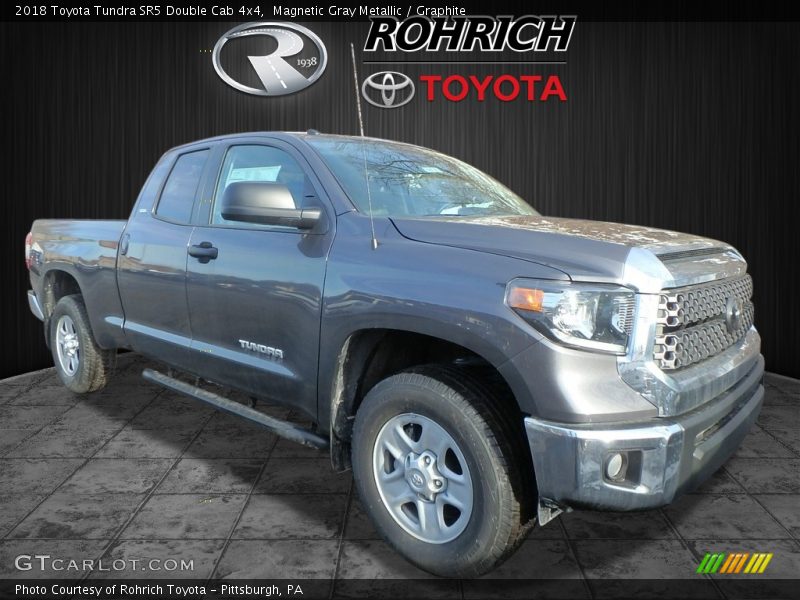 Magnetic Gray Metallic / Graphite 2018 Toyota Tundra SR5 Double Cab 4x4