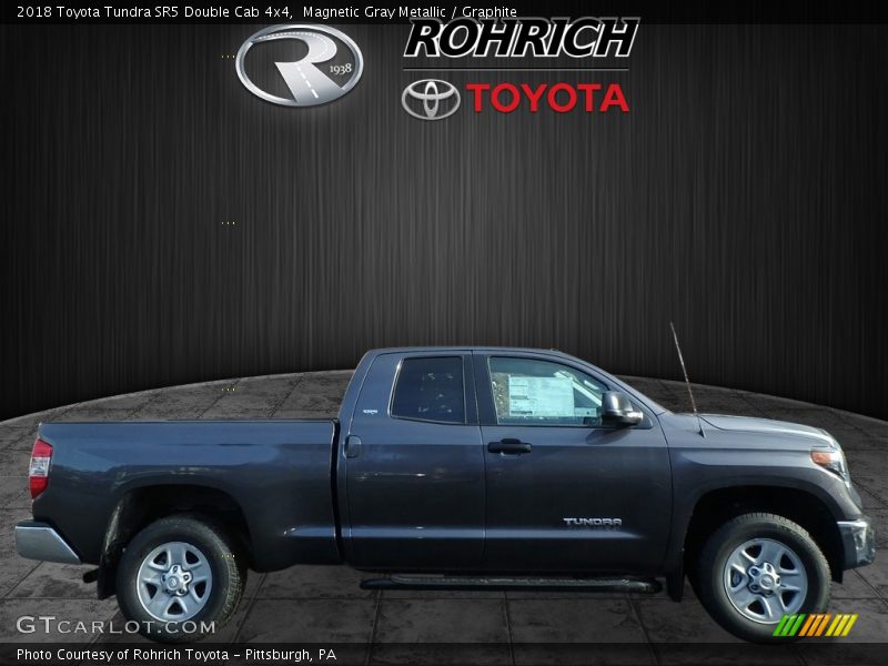 Magnetic Gray Metallic / Graphite 2018 Toyota Tundra SR5 Double Cab 4x4