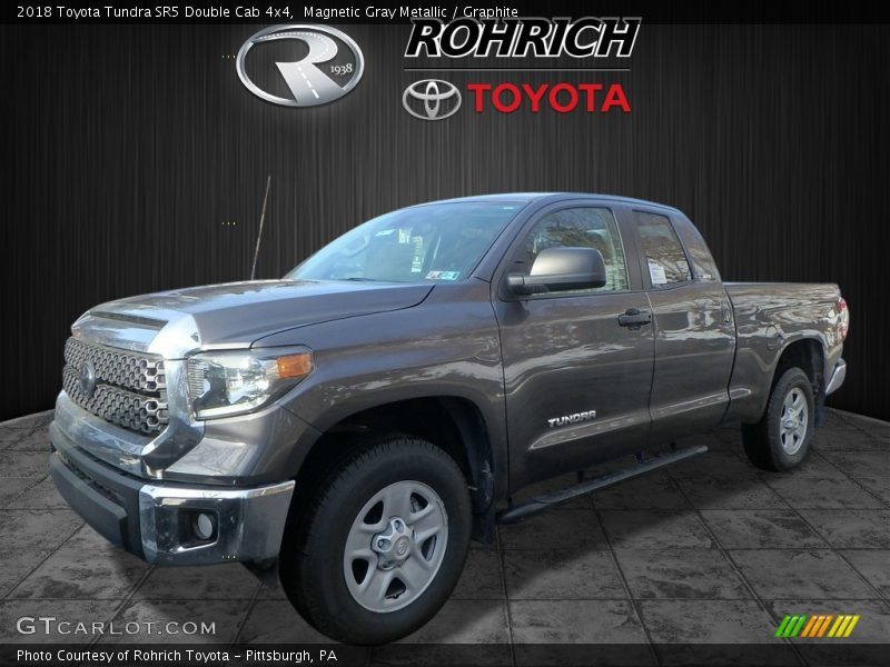 Magnetic Gray Metallic / Graphite 2018 Toyota Tundra SR5 Double Cab 4x4