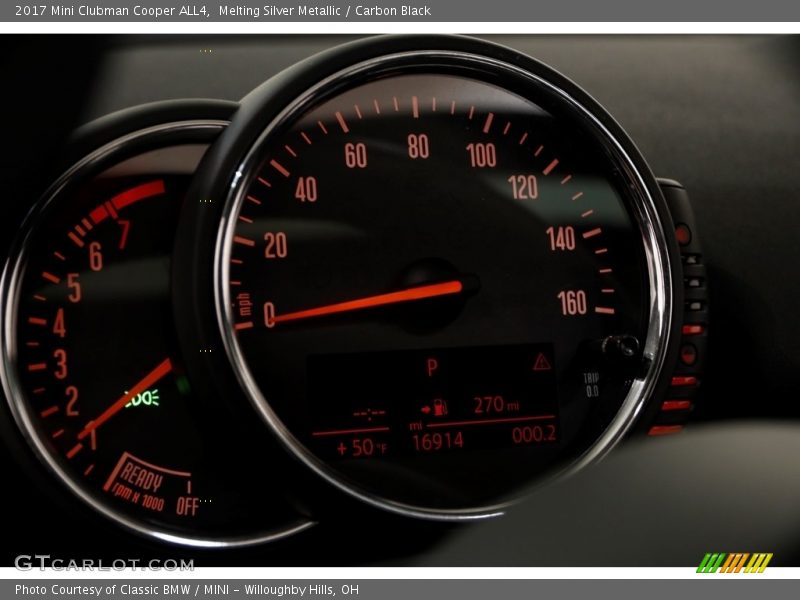 Melting Silver Metallic / Carbon Black 2017 Mini Clubman Cooper ALL4