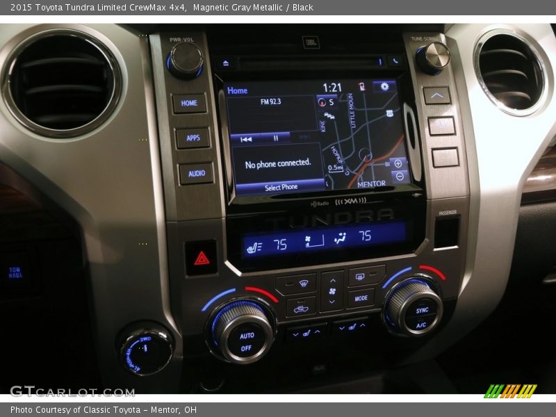 Magnetic Gray Metallic / Black 2015 Toyota Tundra Limited CrewMax 4x4