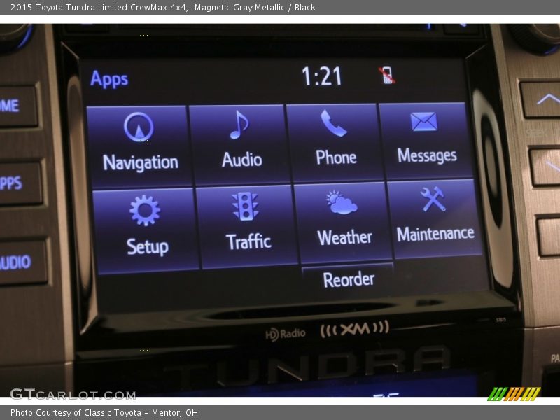 Magnetic Gray Metallic / Black 2015 Toyota Tundra Limited CrewMax 4x4