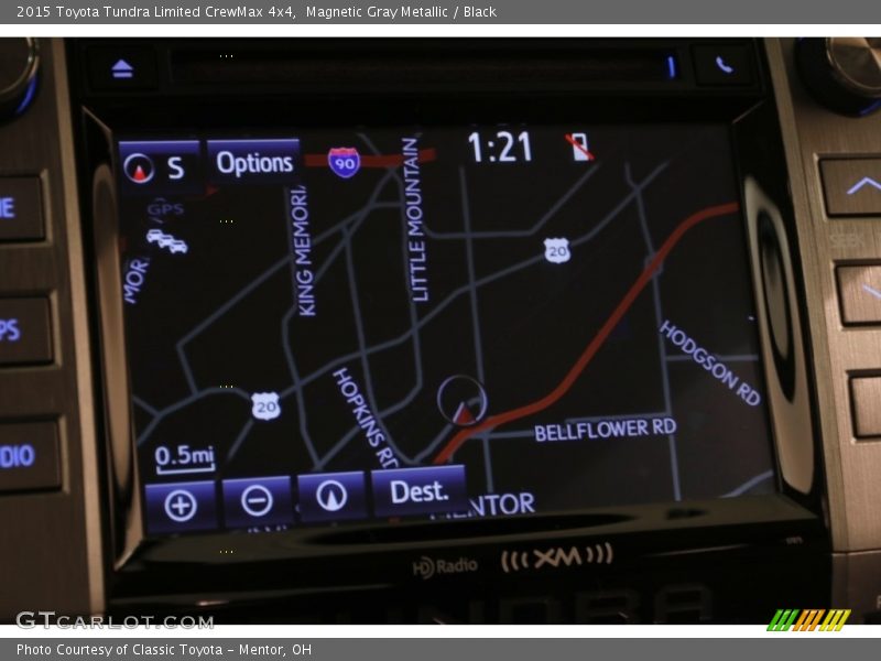 Magnetic Gray Metallic / Black 2015 Toyota Tundra Limited CrewMax 4x4