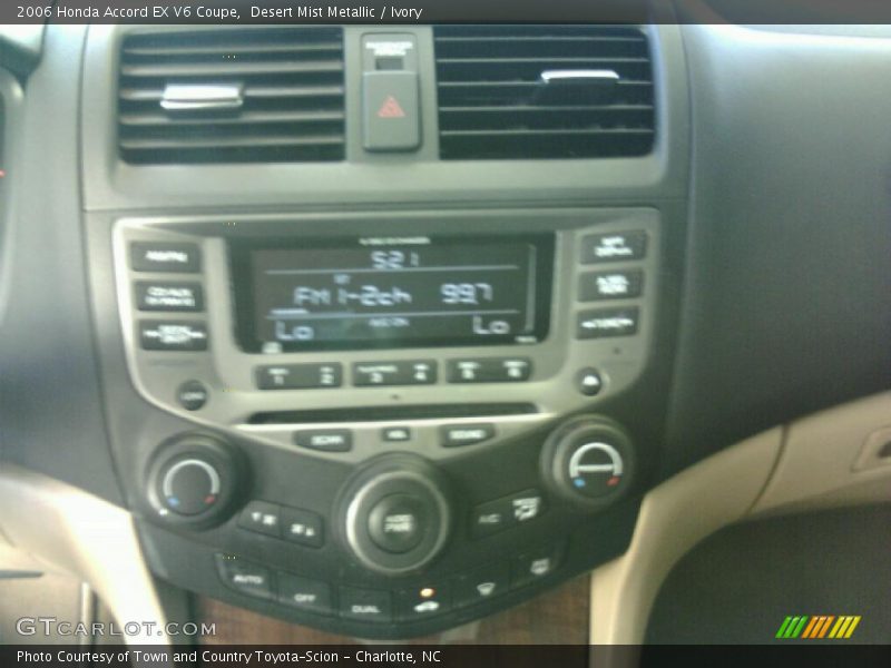 Desert Mist Metallic / Ivory 2006 Honda Accord EX V6 Coupe