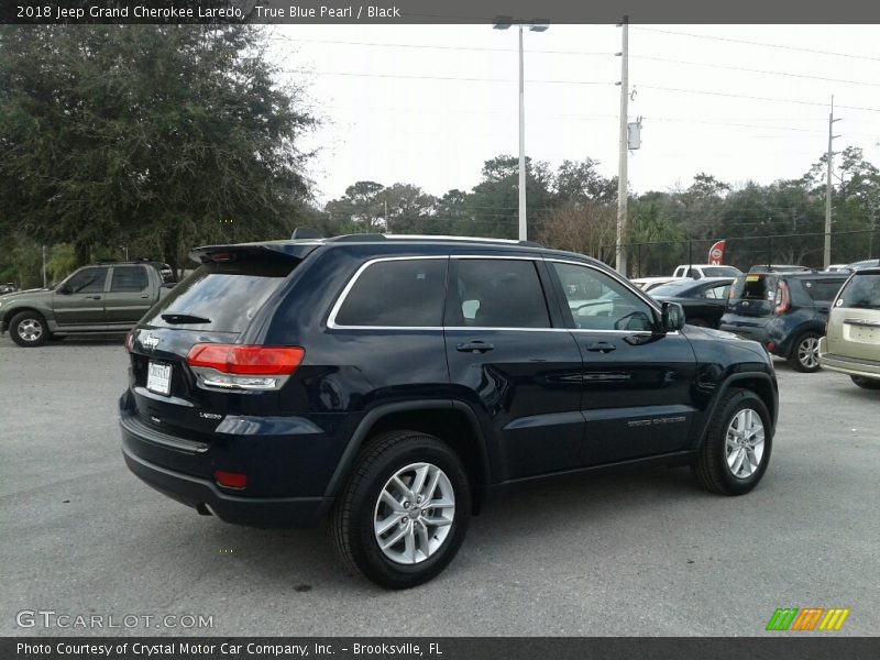 True Blue Pearl / Black 2018 Jeep Grand Cherokee Laredo