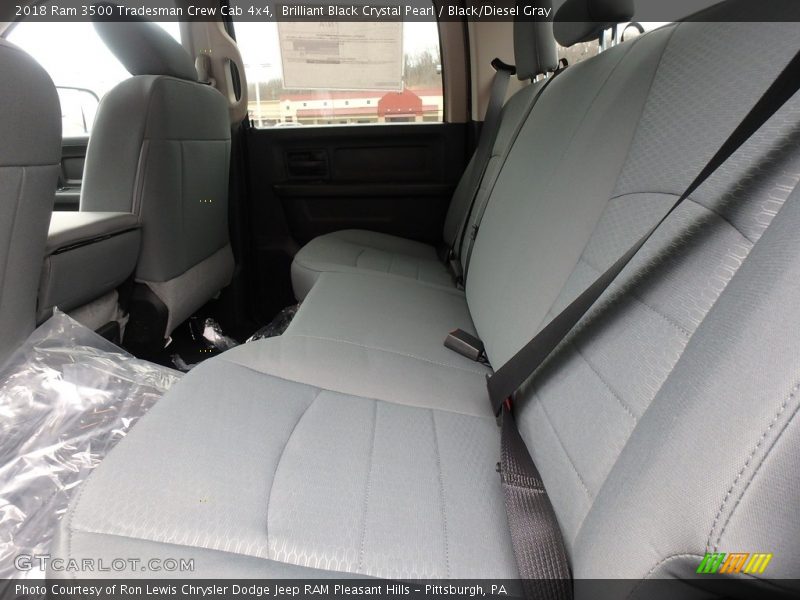 Brilliant Black Crystal Pearl / Black/Diesel Gray 2018 Ram 3500 Tradesman Crew Cab 4x4