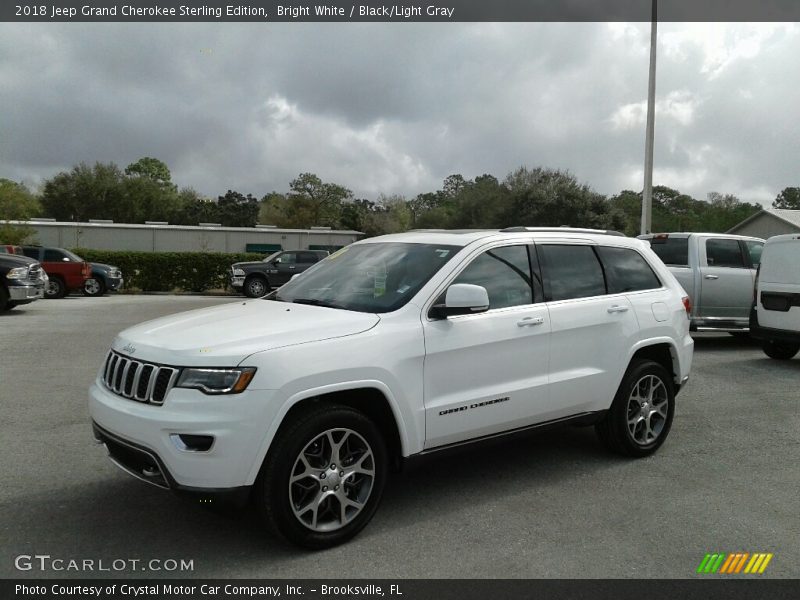 Bright White / Black/Light Gray 2018 Jeep Grand Cherokee Sterling Edition