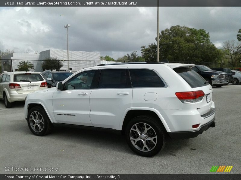 Bright White / Black/Light Gray 2018 Jeep Grand Cherokee Sterling Edition