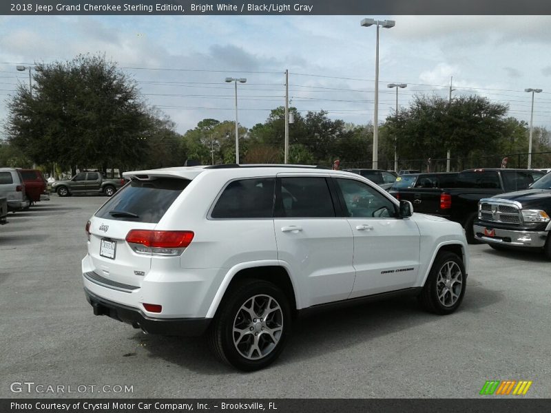 Bright White / Black/Light Gray 2018 Jeep Grand Cherokee Sterling Edition