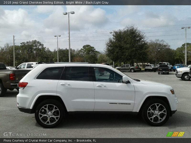 Bright White / Black/Light Gray 2018 Jeep Grand Cherokee Sterling Edition