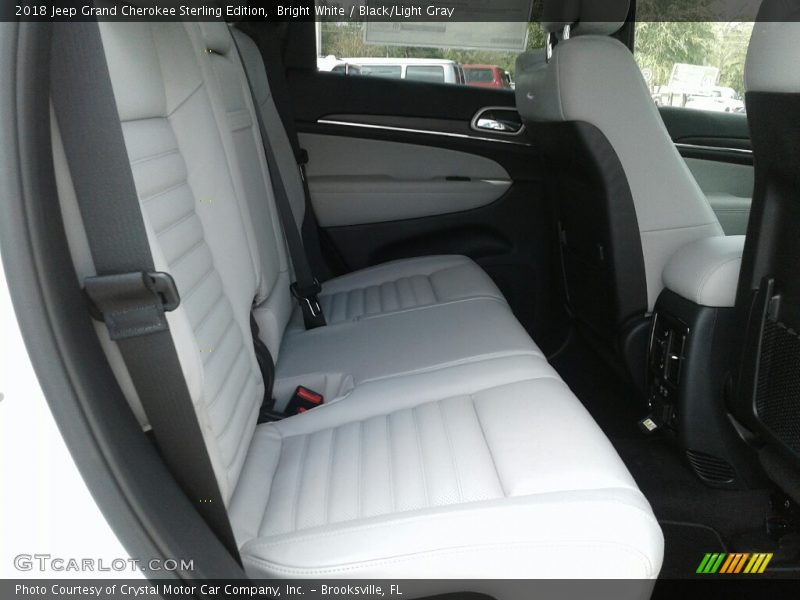 Bright White / Black/Light Gray 2018 Jeep Grand Cherokee Sterling Edition