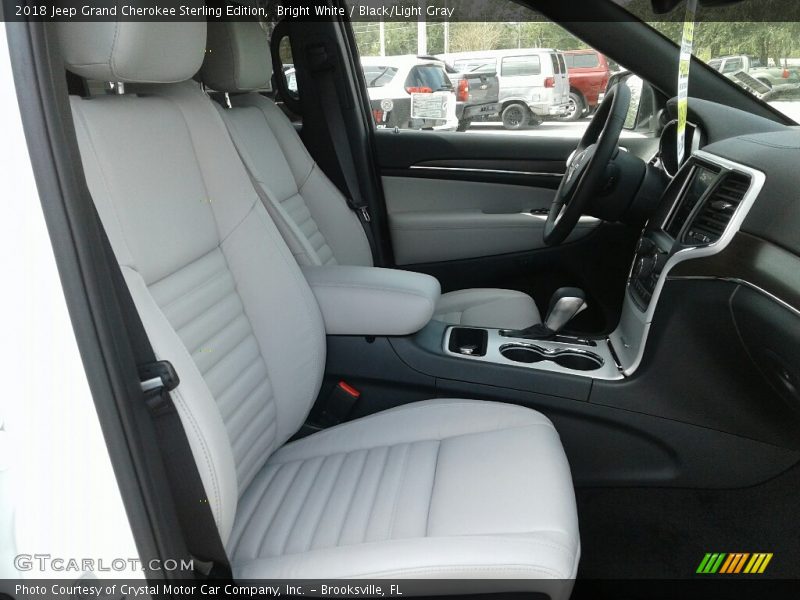Bright White / Black/Light Gray 2018 Jeep Grand Cherokee Sterling Edition