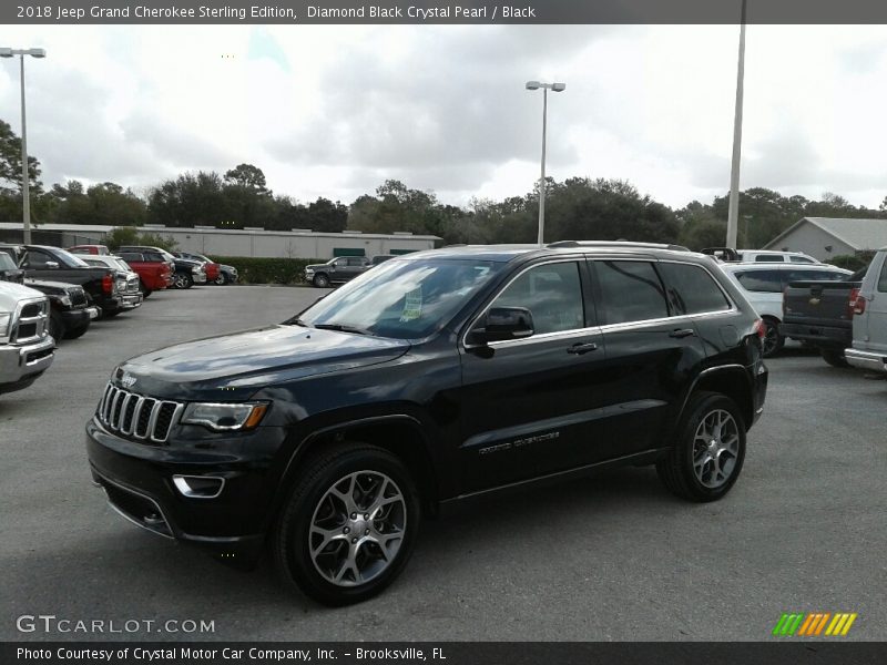 Diamond Black Crystal Pearl / Black 2018 Jeep Grand Cherokee Sterling Edition