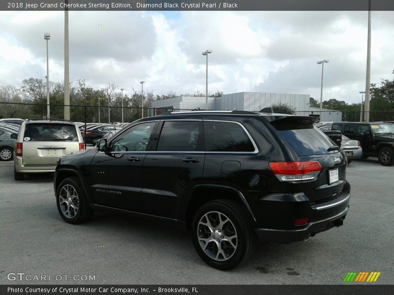 Diamond Black Crystal Pearl / Black 2018 Jeep Grand Cherokee Sterling Edition