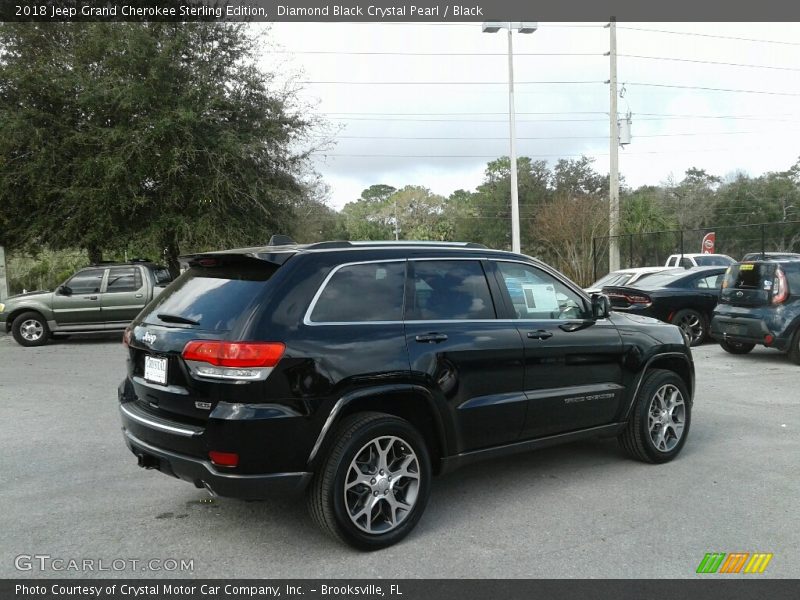 Diamond Black Crystal Pearl / Black 2018 Jeep Grand Cherokee Sterling Edition