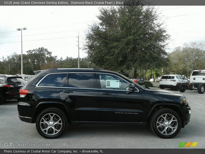  2018 Grand Cherokee Sterling Edition Diamond Black Crystal Pearl