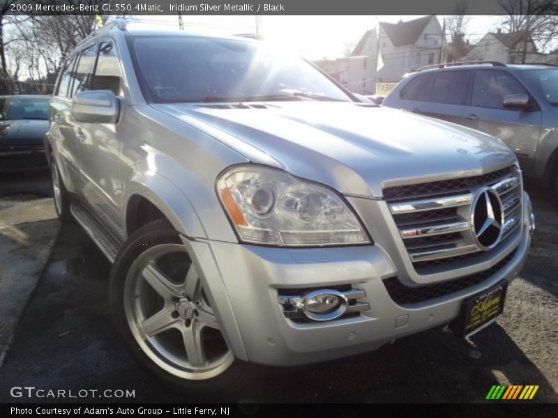 Iridium Silver Metallic / Black 2009 Mercedes-Benz GL 550 4Matic