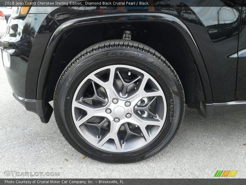 Diamond Black Crystal Pearl / Black 2018 Jeep Grand Cherokee Sterling Edition