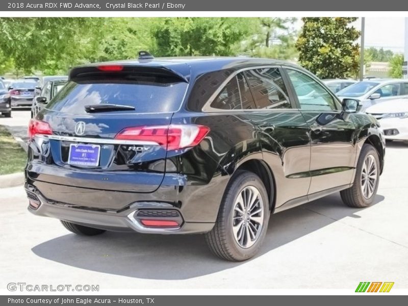 Crystal Black Pearl / Ebony 2018 Acura RDX FWD Advance