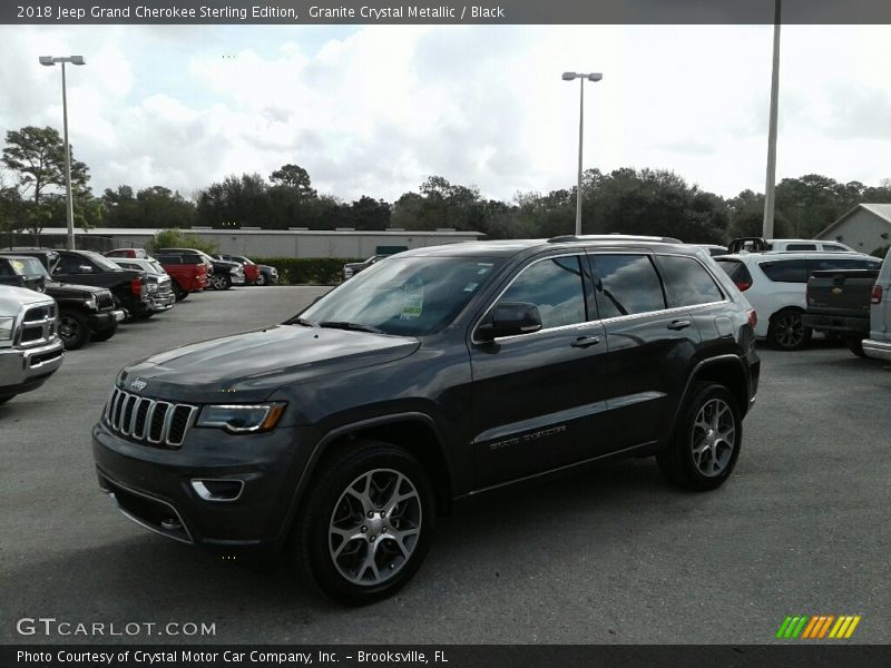 Granite Crystal Metallic / Black 2018 Jeep Grand Cherokee Sterling Edition