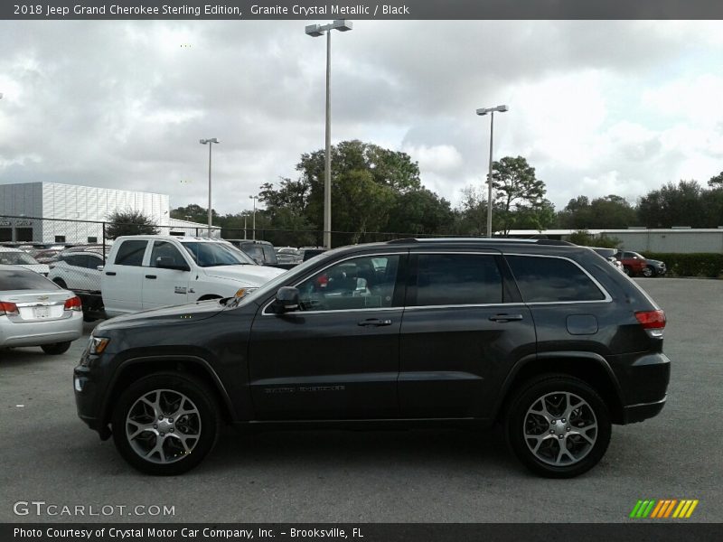 Granite Crystal Metallic / Black 2018 Jeep Grand Cherokee Sterling Edition