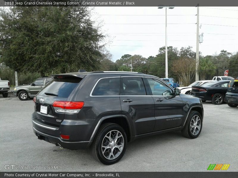Granite Crystal Metallic / Black 2018 Jeep Grand Cherokee Sterling Edition