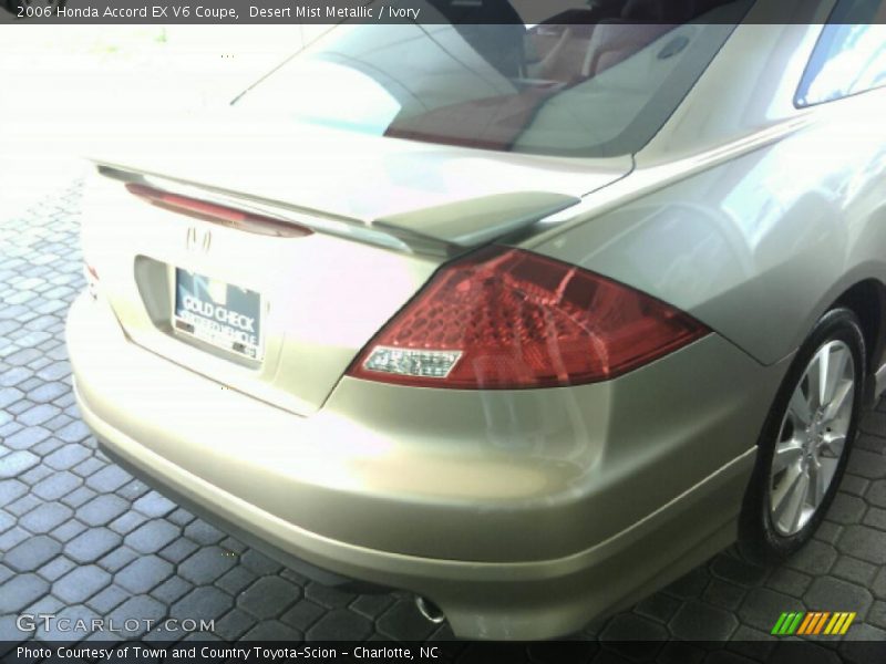 Desert Mist Metallic / Ivory 2006 Honda Accord EX V6 Coupe