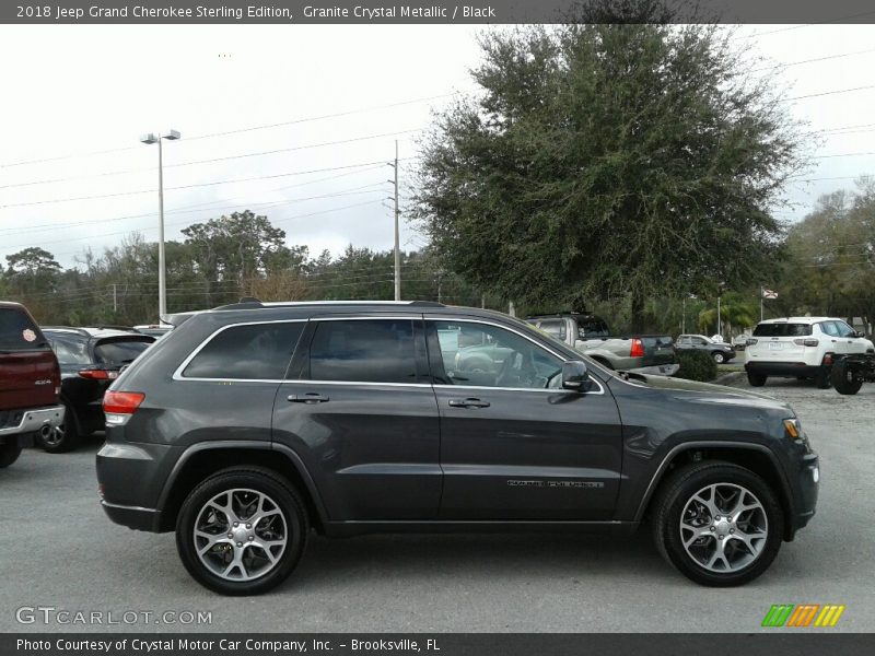 Granite Crystal Metallic / Black 2018 Jeep Grand Cherokee Sterling Edition