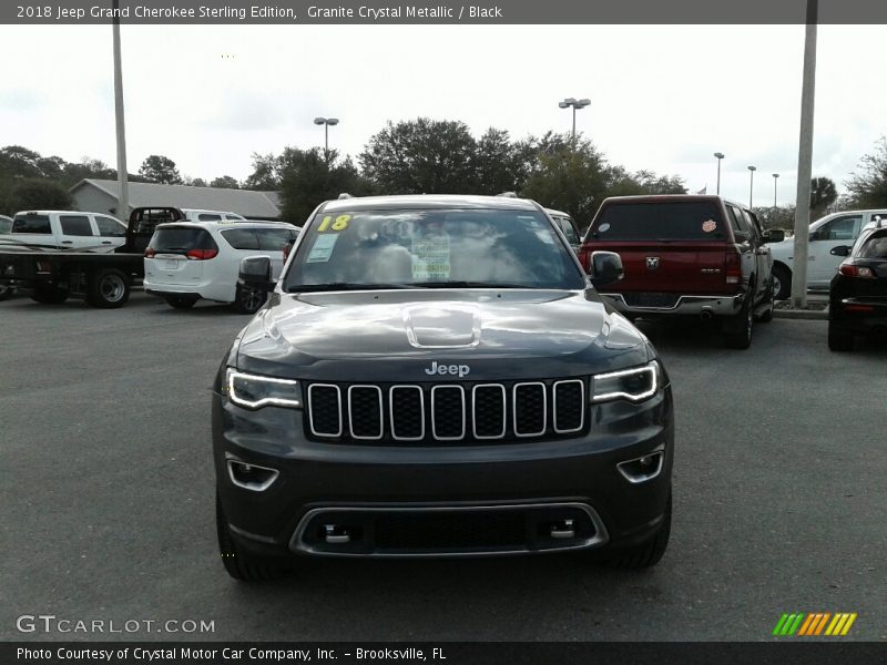 Granite Crystal Metallic / Black 2018 Jeep Grand Cherokee Sterling Edition