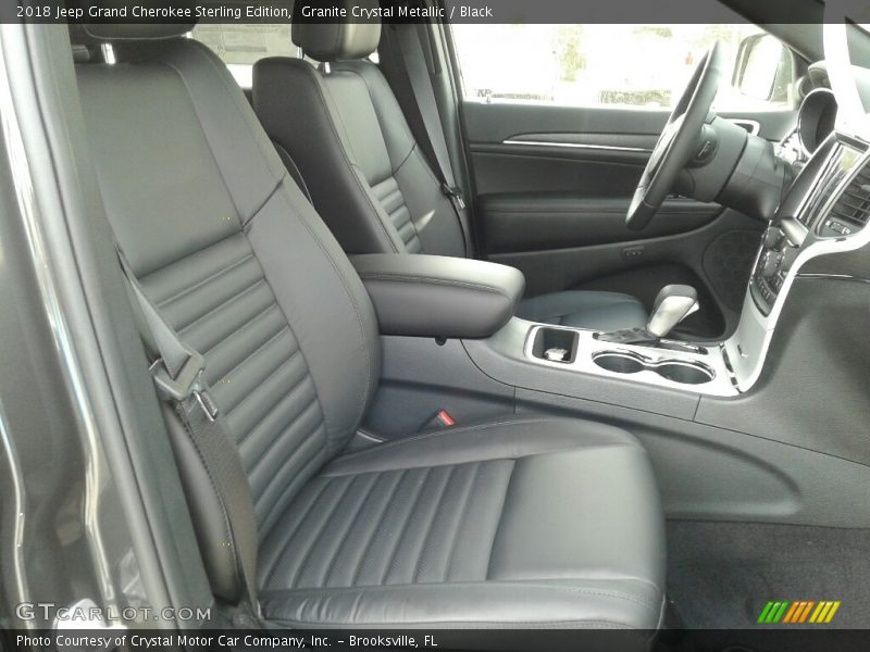 Granite Crystal Metallic / Black 2018 Jeep Grand Cherokee Sterling Edition