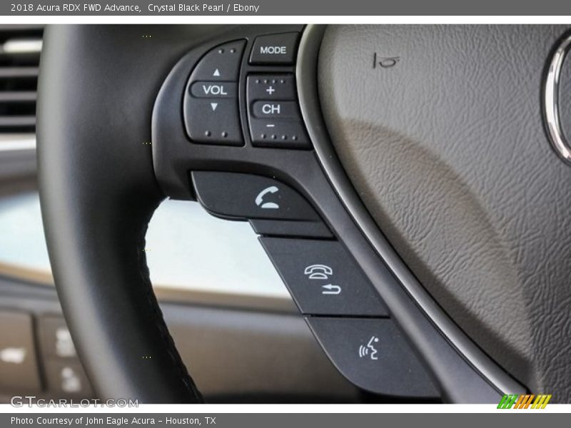 Crystal Black Pearl / Ebony 2018 Acura RDX FWD Advance