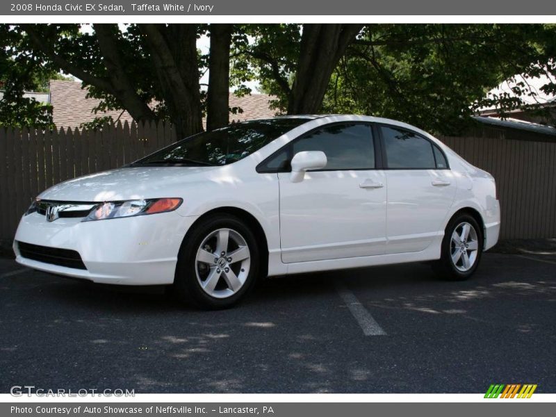 Taffeta White / Ivory 2008 Honda Civic EX Sedan