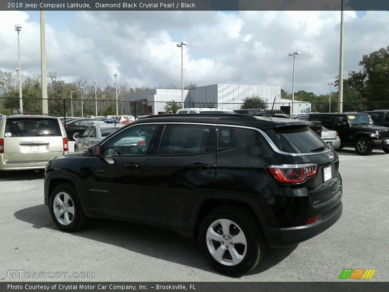 Diamond Black Crystal Pearl / Black 2018 Jeep Compass Latitude