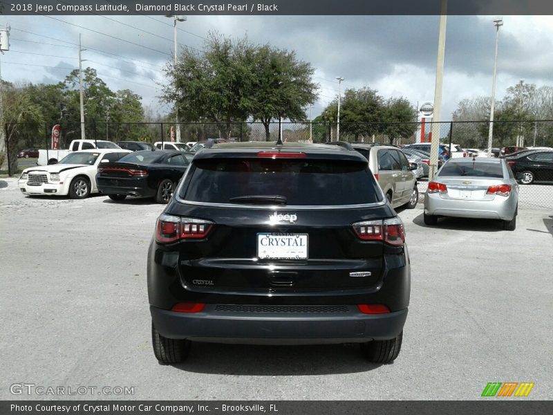 Diamond Black Crystal Pearl / Black 2018 Jeep Compass Latitude
